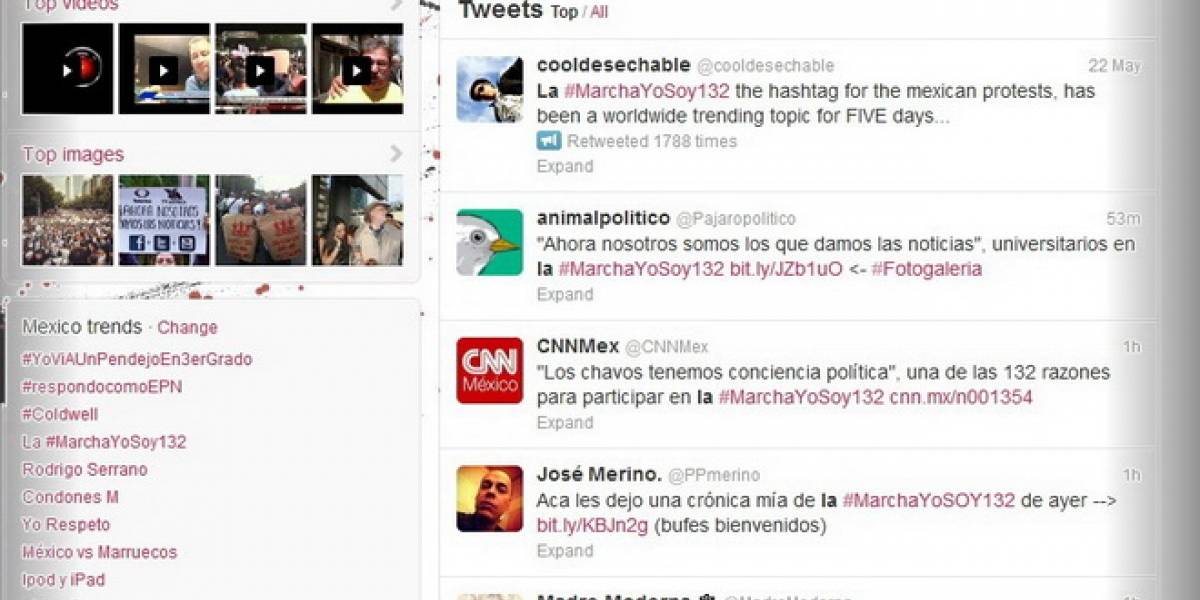 México: #MarchaYoSoy132 es tema tendencia cinco días consecutivos