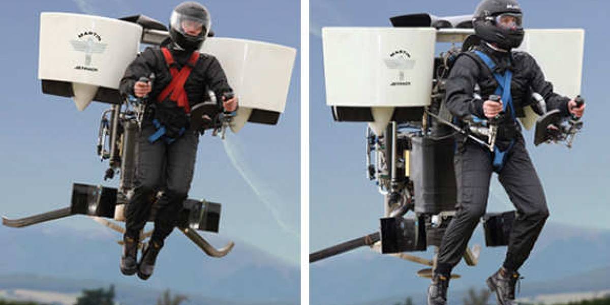 Martin Jetpack marca un nuevo récord ascendiendo hasta los 1.500 metros (Video)