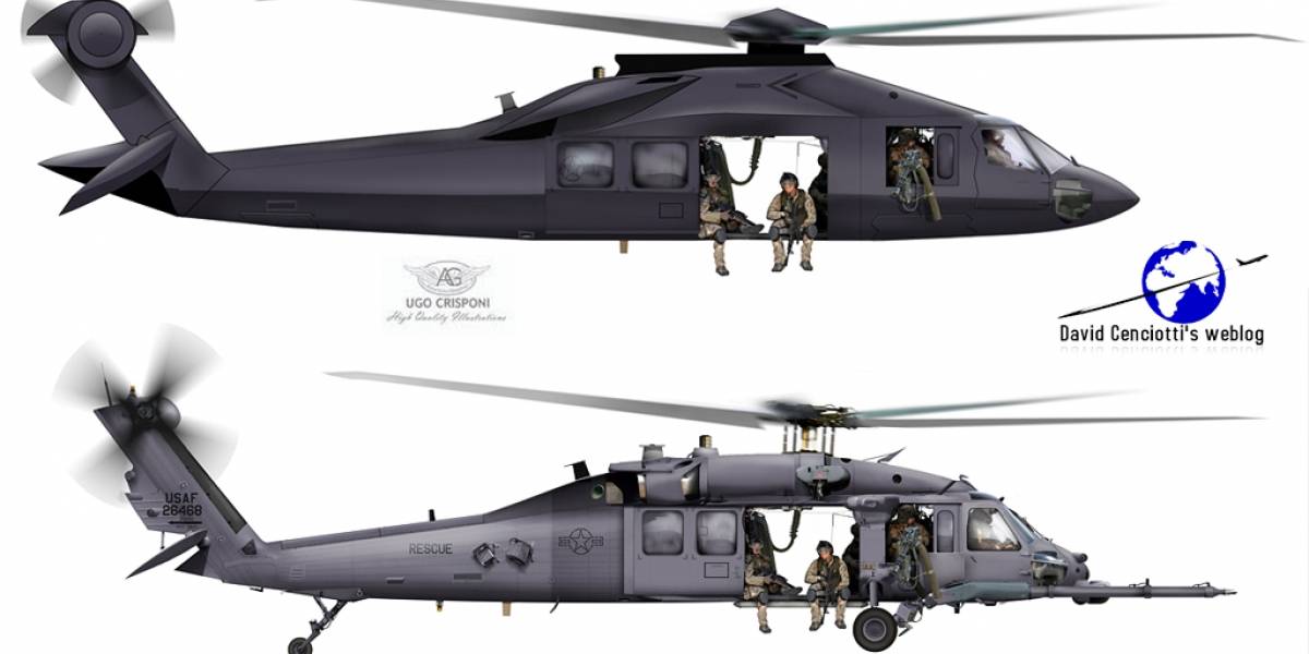 Este sería el misterioso helicóptero furtivo utilizado en la operación "Gerónimo"