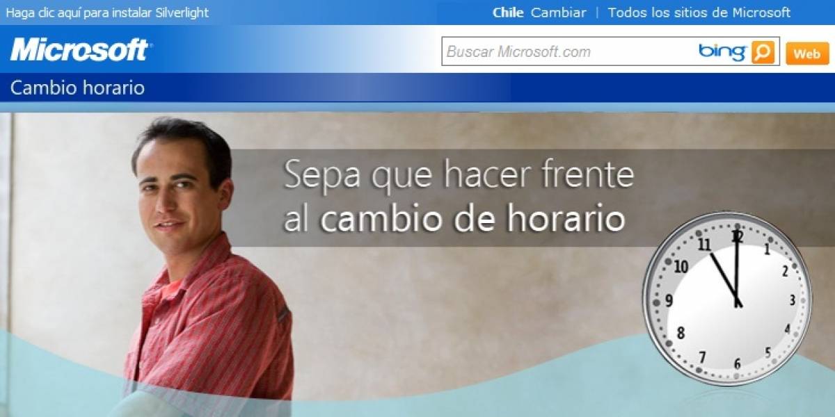 Chile: Microsoft lanza parche para actualizar Windows ante nuevos cambios de horario