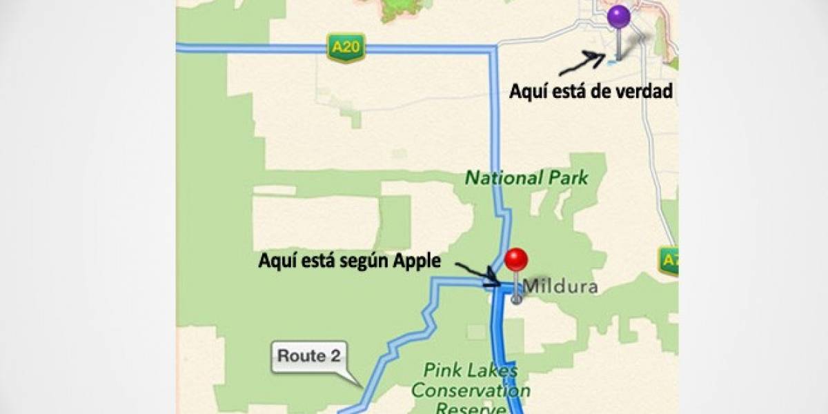 Apple actualiza sus mapas de Australia luego que la policía los considerara peligrosos
