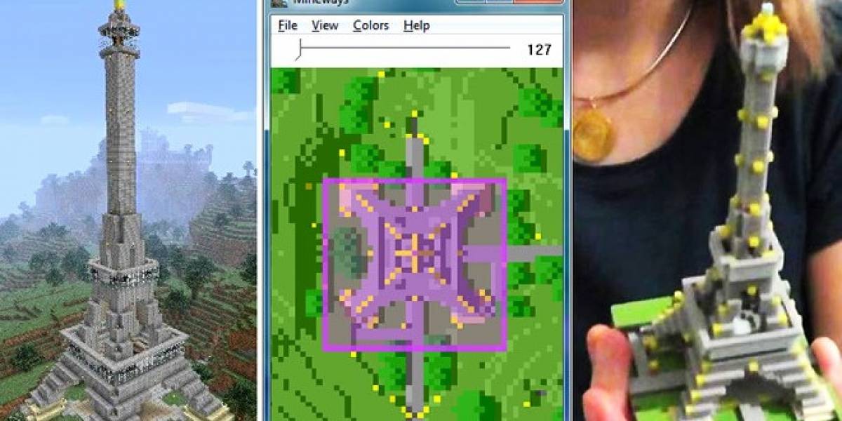 Traslada tus creaciones de Minecraft a la realidad
