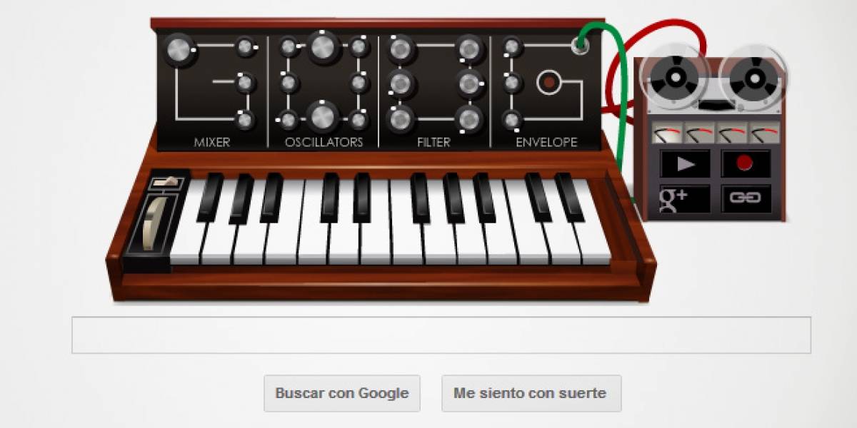 Google homenajea al creador del sintetizador Moog en un genial doodle