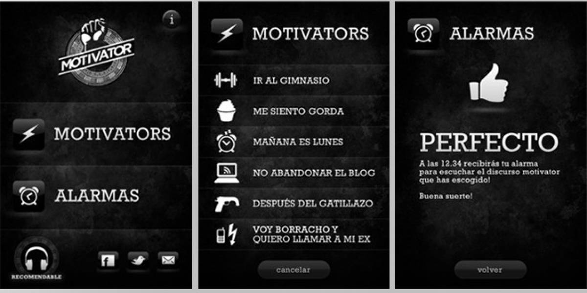 Motivator, una aplicación para levantar el ánimo