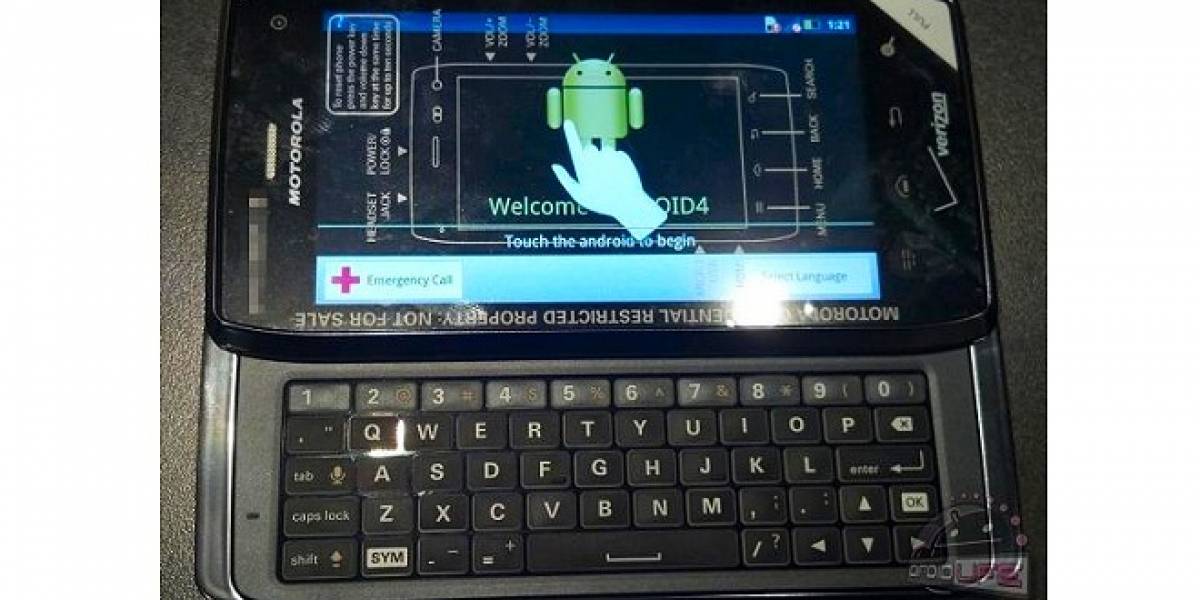 Primeras imágenes del Motorola Droid 4