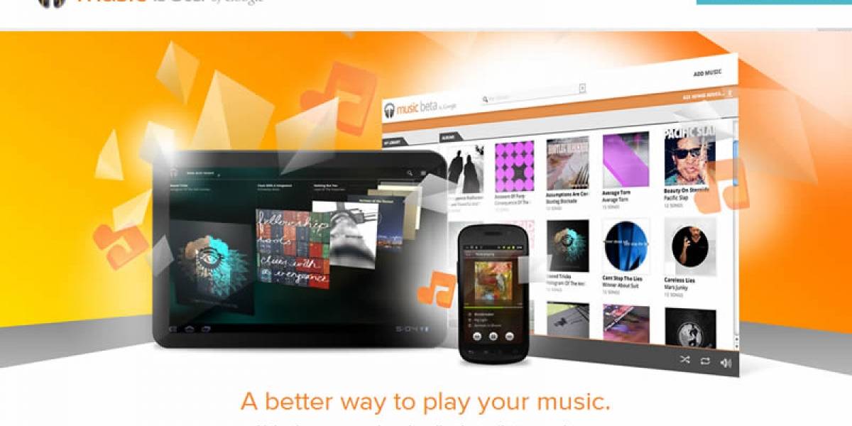 Oficial: Google lanza servicio de música llamado Music Beta