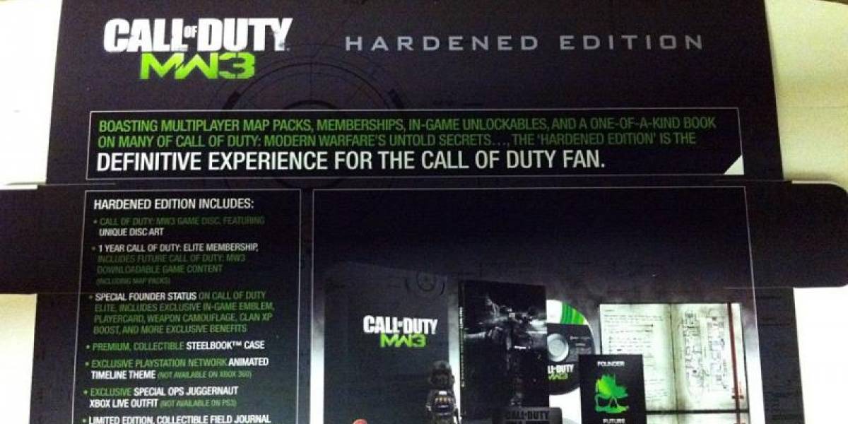 Con ustedes el detalle de la Hardened Edition de Modern Warfare 3