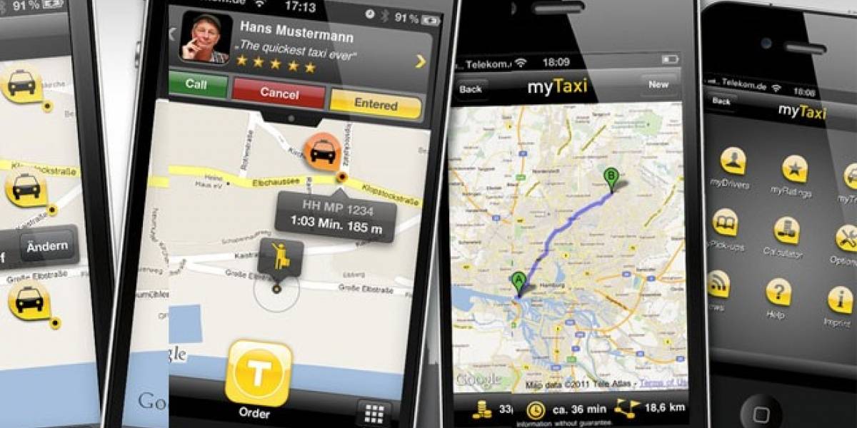 MyTaxi: Otra aplicación para pedir taxis desde el móvil en España