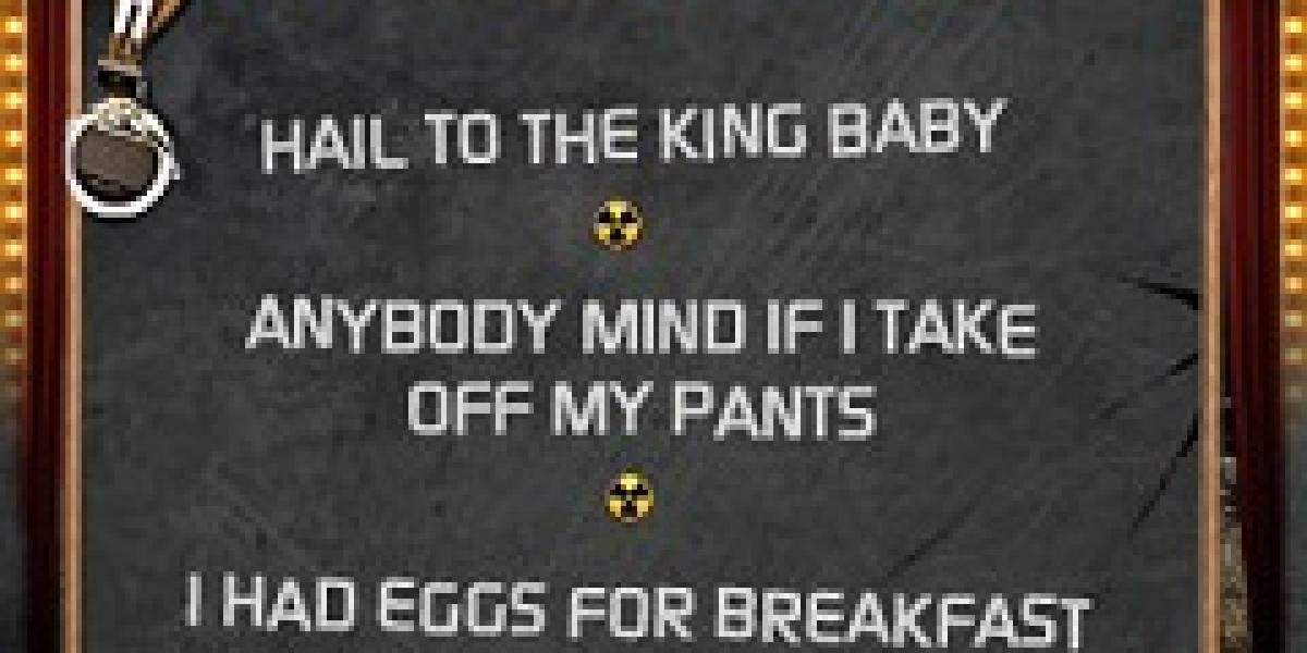 Duke Nukem Forever en iPhone parece no ser otra cosa que un set de sonidos