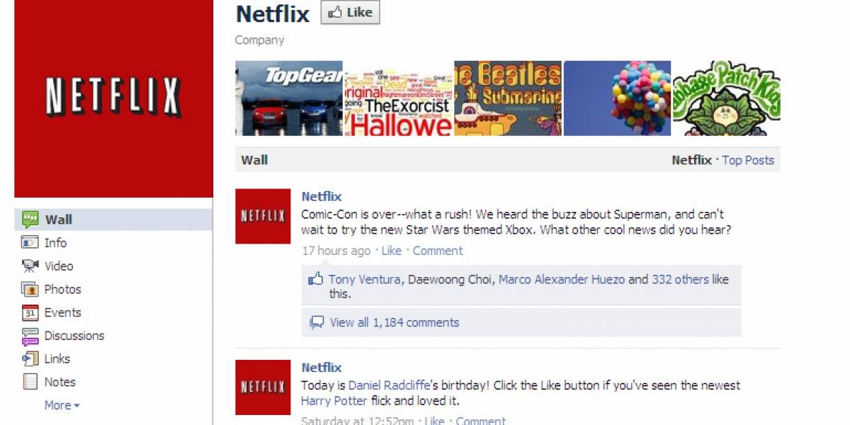 Netflix tendrá integración con Facebook en Latinoamérica