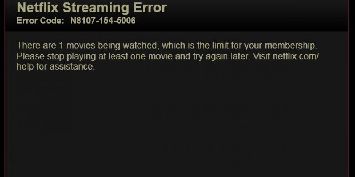 Netflix (no) limitó el streaming de películas a un máximo de… ¡UNA SOLA! (Actualizado)