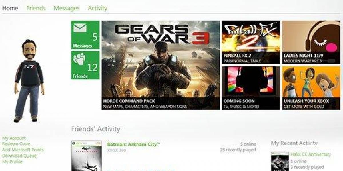 Xbox.com contará con un renovado diseño muy pronto