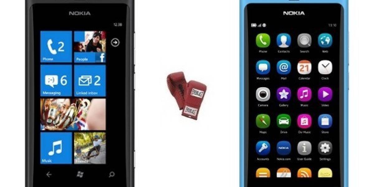 Nokia Lumia 800 y Nokia N9 frente a frente