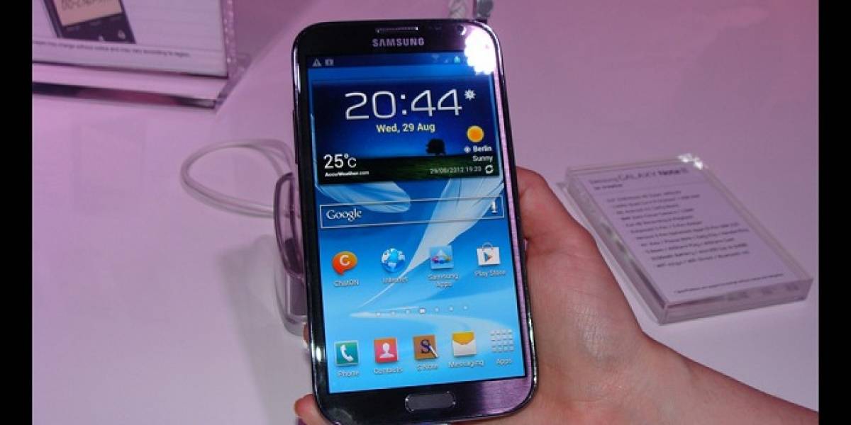 Comparativa: Galaxy Note II, Galaxy S III, Galaxy Note y Optimus Vu
