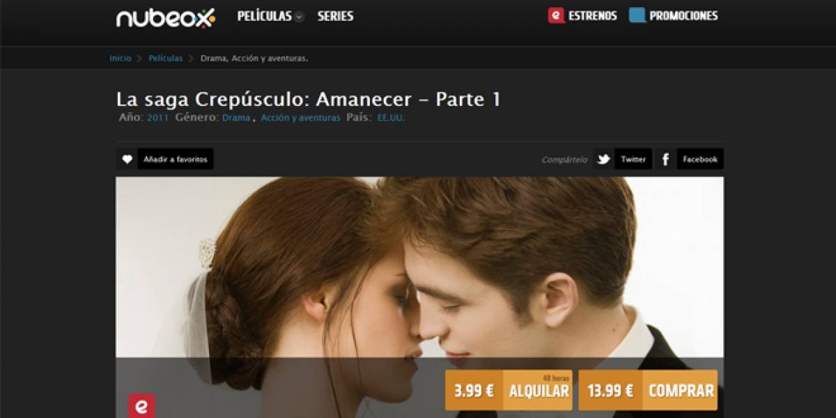 Nubeox: Nueva opción en España de alquiler y compra de películas y series