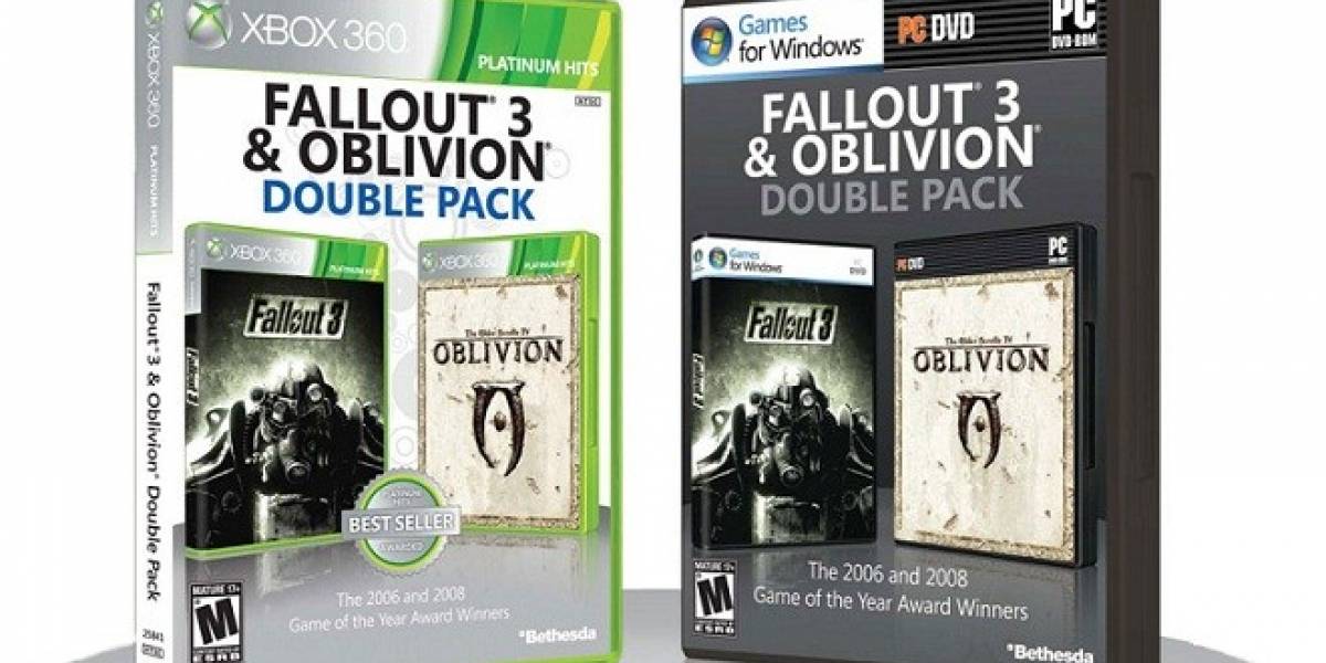 Oblivion y Fallout 3 llegarán en un solo paquete y a precio reducido