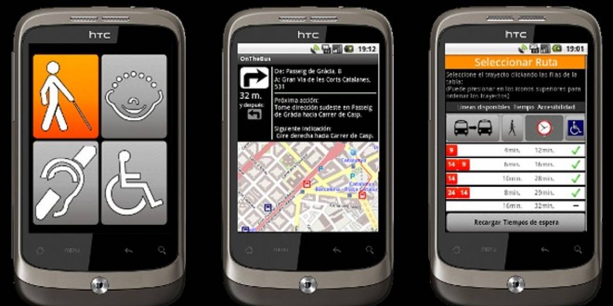 OnTheBus, una aplicación Android adaptada a los invidentes
