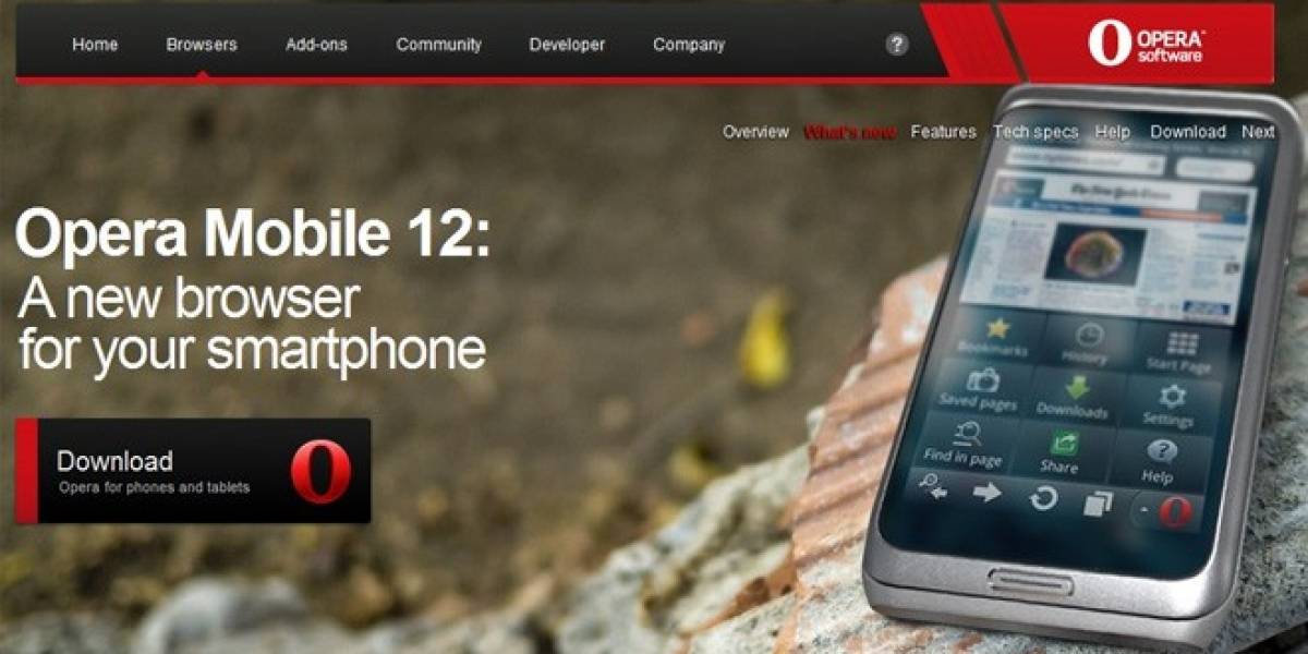 MWC12: Opera se renueva para Android, iOS y Symbian