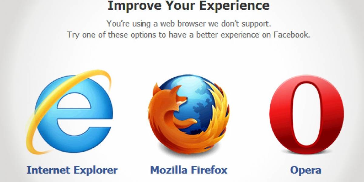 Facebook ahora recomienda usar Opera en lugar de Chrome