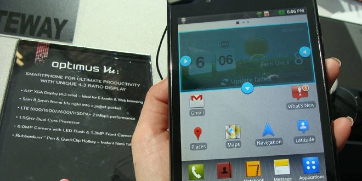 LG lanza finalmente el Optimus VU en Surcorea