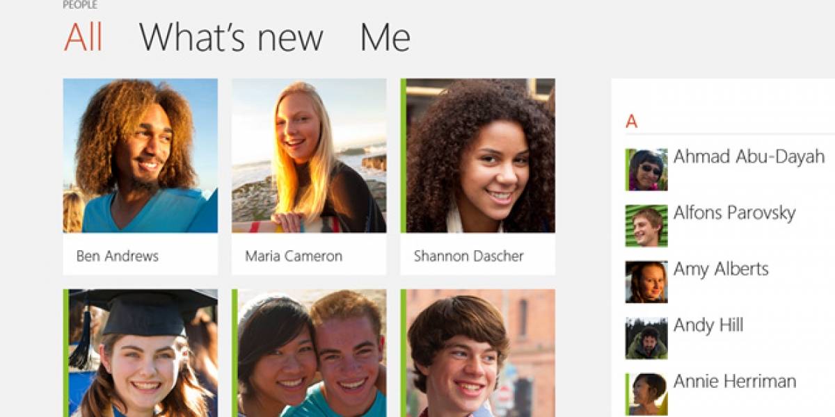 Windows 8 actualiza las aplicaciones de Calendario, Mail, Mensajería y otros