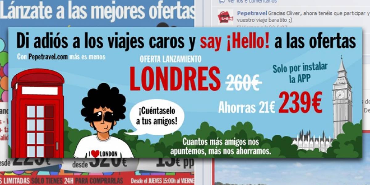 España: Ventas de viajes colectivos a través de Facebook, ¿efectivos para burlar la 'crisis'?
