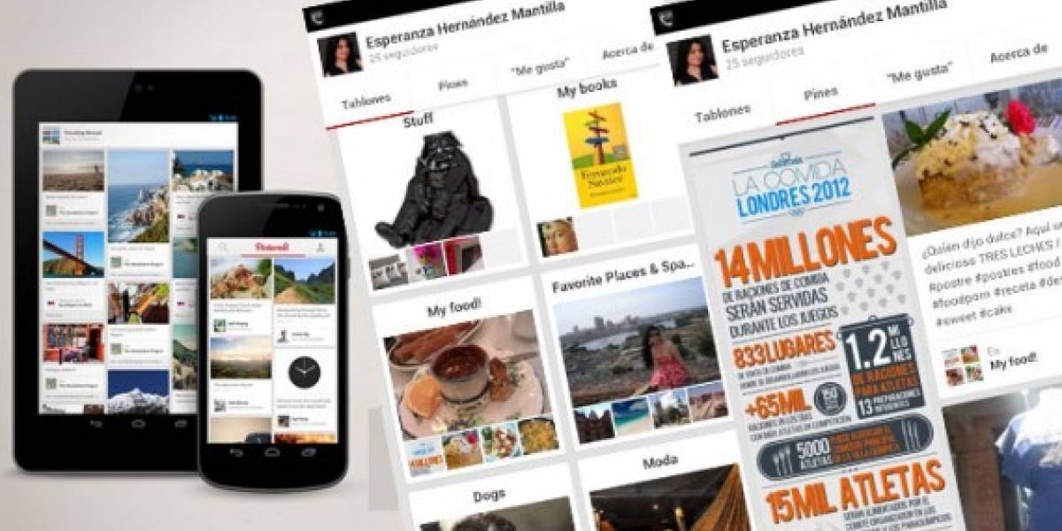 Pinterest estrena aplicaciones móviles para iPad y Android