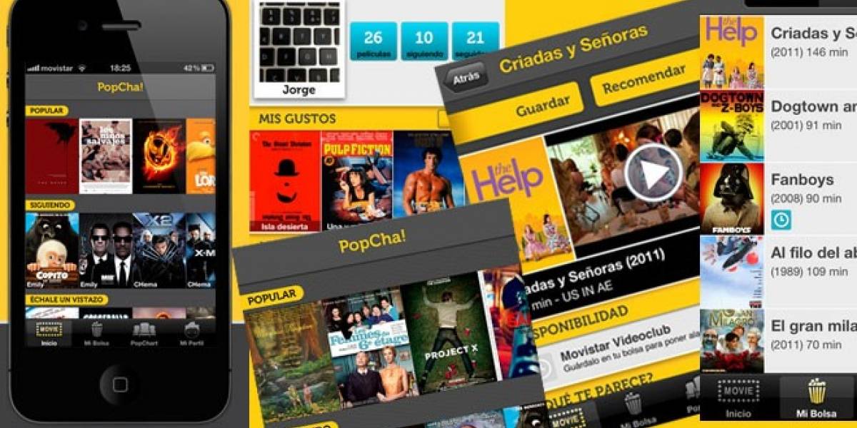 Telefónica transforma tu iPhone en un gestor de cine con PopCha!
