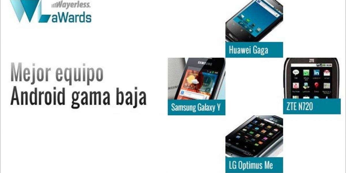 WL aWards 11: Mejor equipo Android Gama Baja