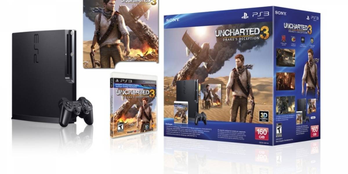 El paquete de PlayStation 3 con Uncharted 3 llegará a Latinoamérica