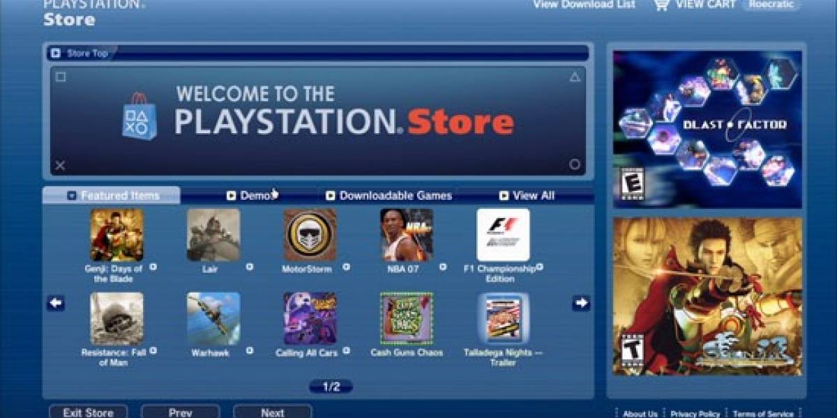 La Playstation Store no vuelve hoy