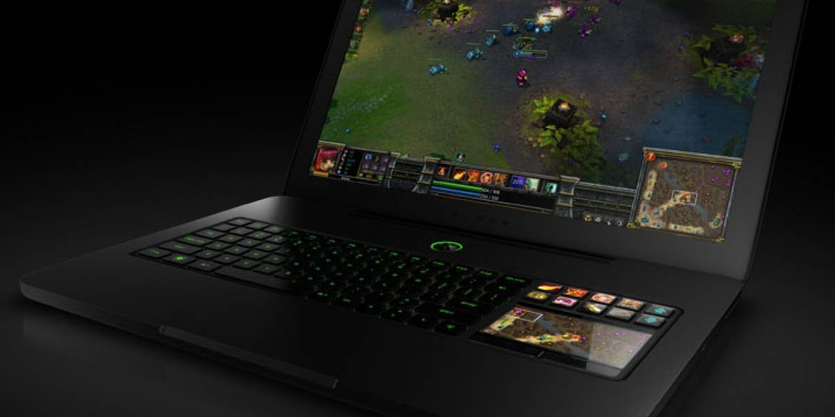 Razer Blade, laptop para jugar con una pantalla táctil en los controles