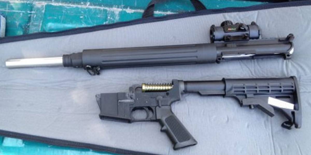 Construyen un rifle de asalto con una impresora 3D