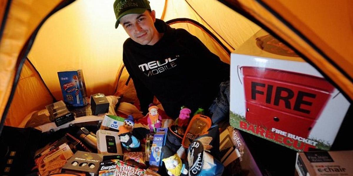Ya hay un tipo acampando por el iPhone 5 en Londres