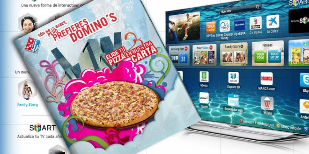 En España ya se pueden pedir pizzas desde la televisión