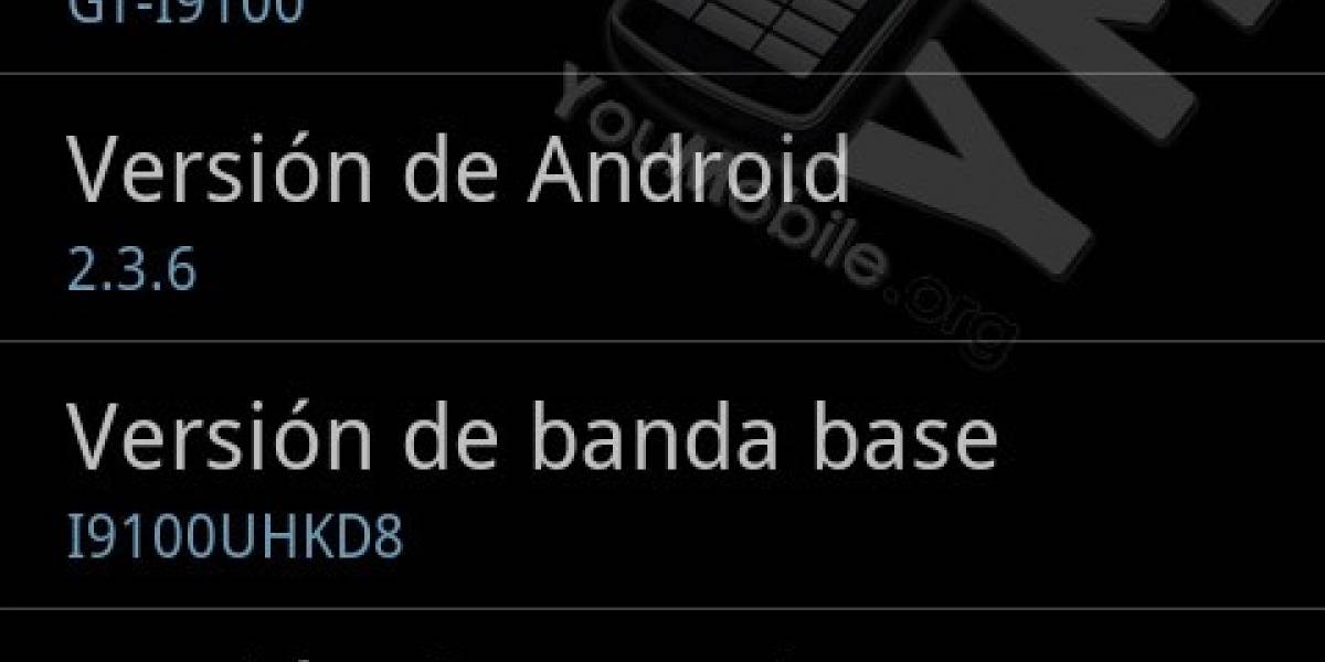 El Samsung Galaxy S II se actualiza a Android 2.3.6