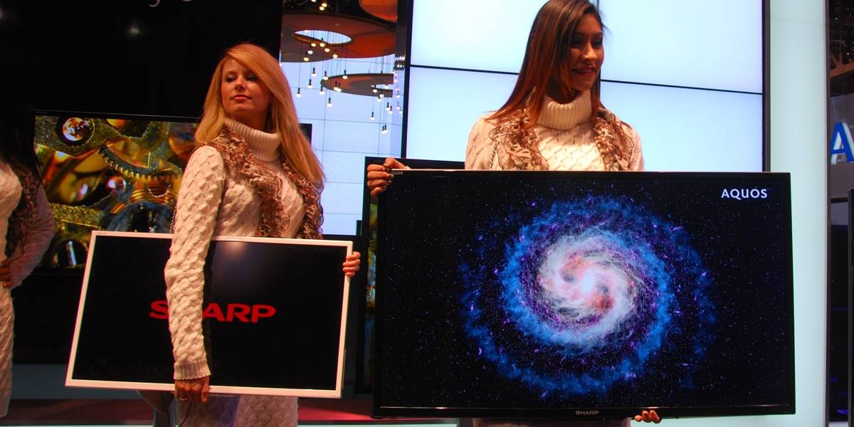 CES 2012: Sharp cree que deberíamos considerar las pantallas Aquos como portátiles