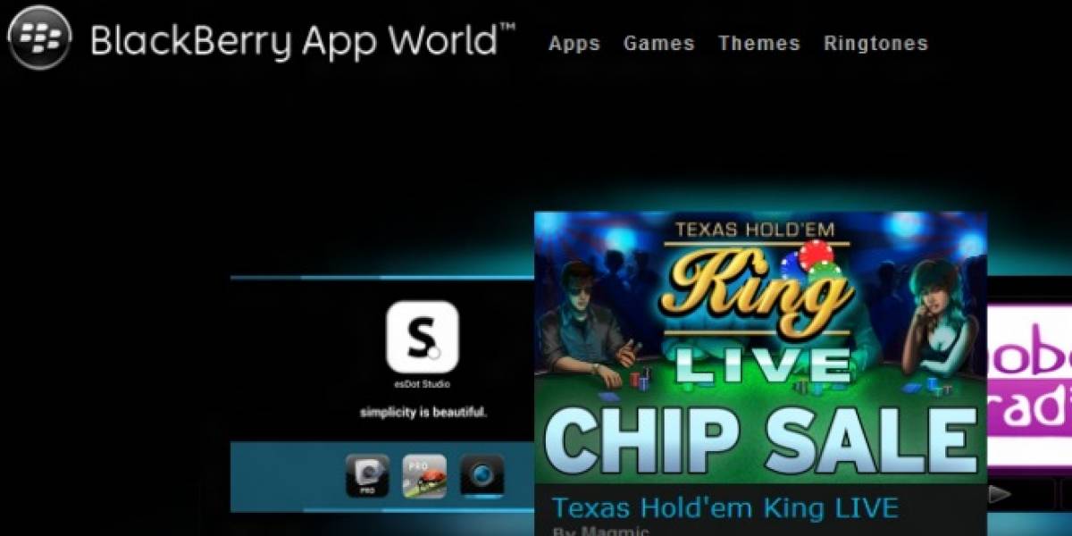 RIM agrega botón para actualizar todas las aplicaciones al mismo tiempo en App World