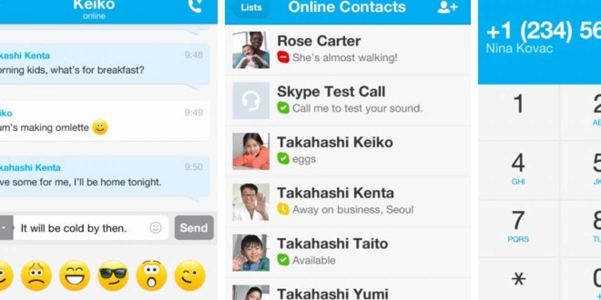 Skype actualiza la aplicación para iOS con las cuentas de Microsoft