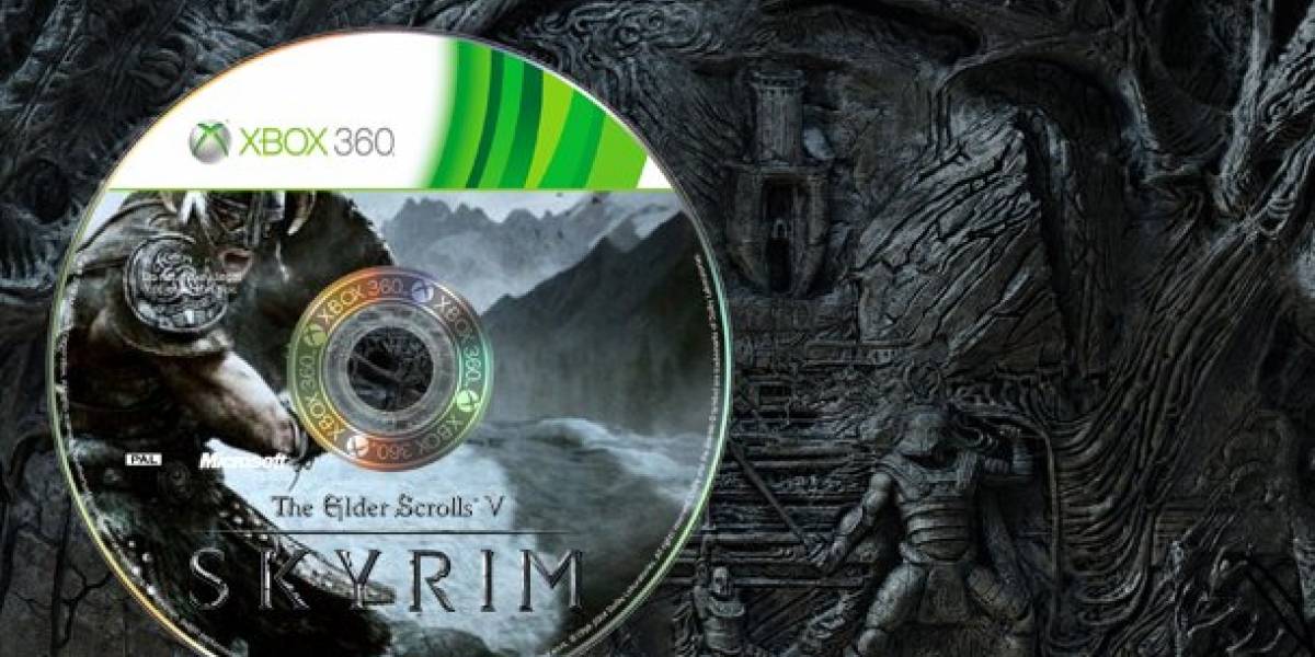 Skyrim en un disco para Xbox 360