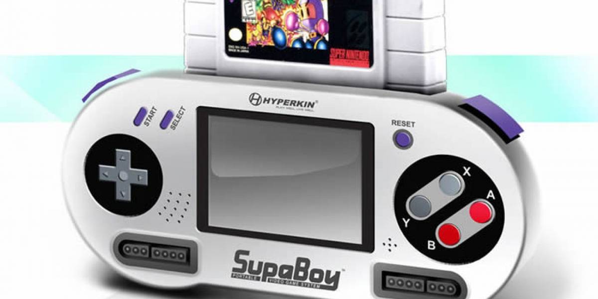 Un SNES portátil para recordar viejos tiempos y llevarlo en el bolsillo