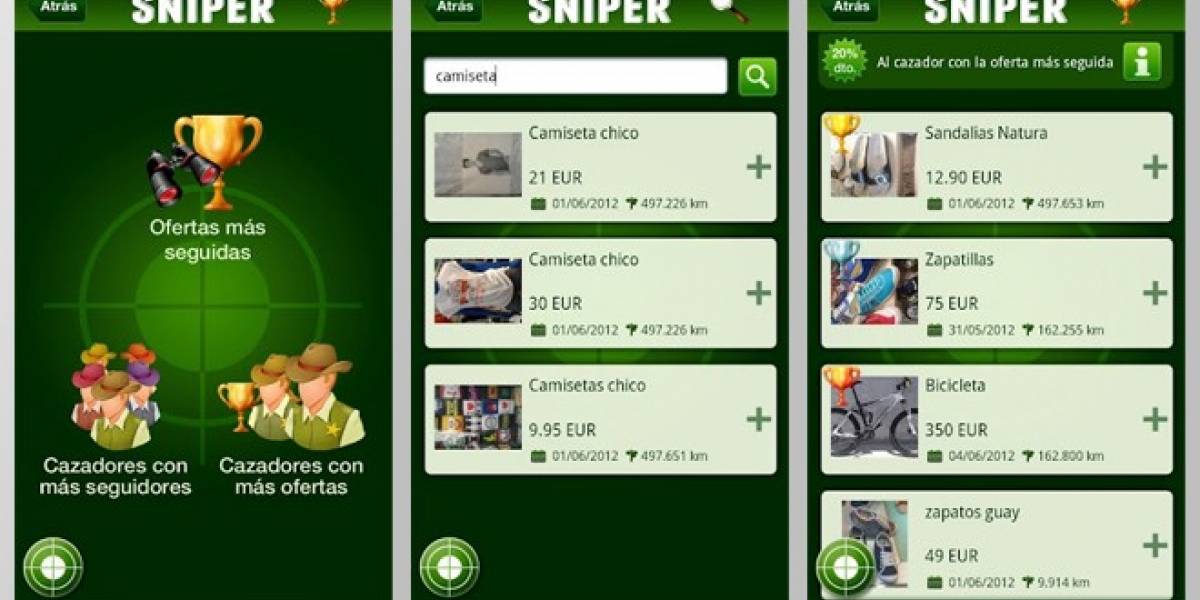 España: Contra la crisis, caza y comparte ofertas con MySniper