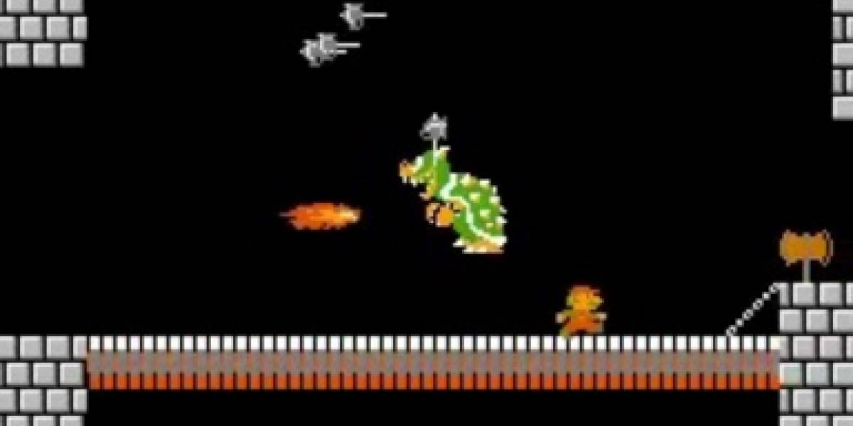¿Podrías terminar Super Mario Bros sumando sólo 600 puntos? (Video)