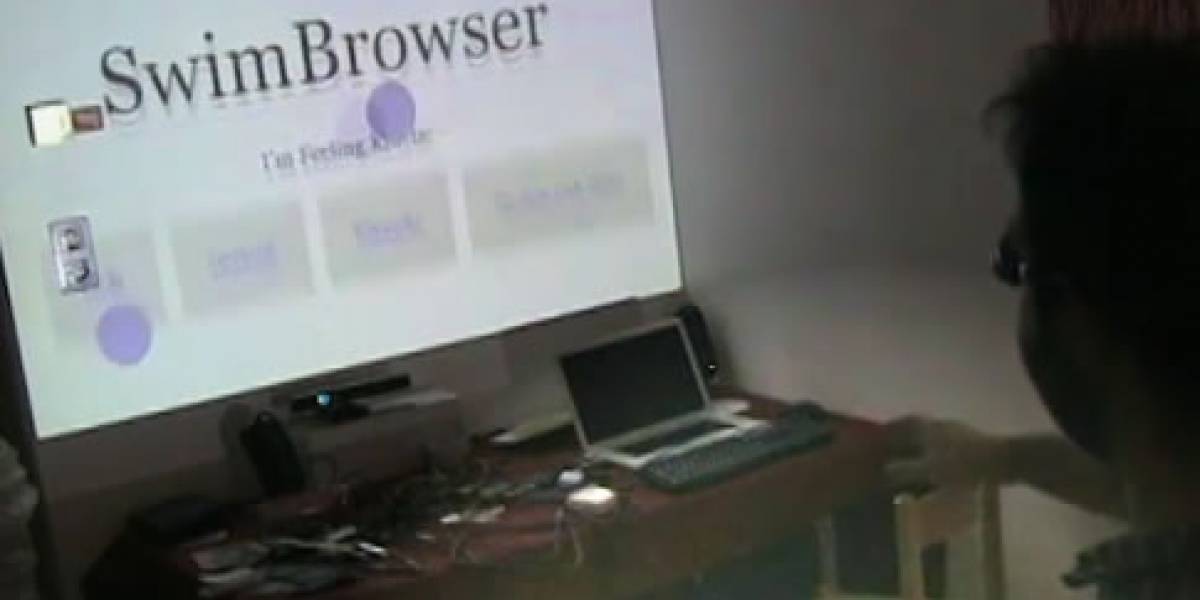 Con Kinect conviértete en el Ian Thorpe de la navegación por internet