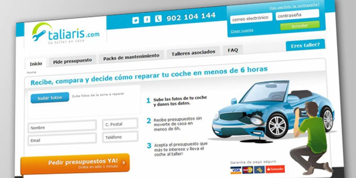 España: ¿Cuánto me costará arreglar el coche? Lo sabrás gracias a Taliaris
