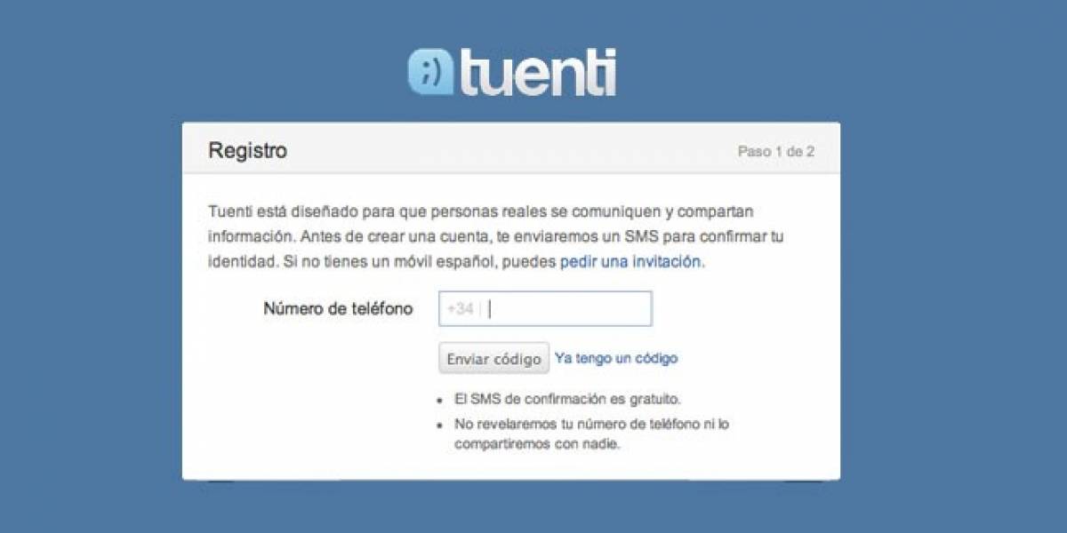 España: Ahora Tuenti nos deja registrar desde el móvil y sin invitación