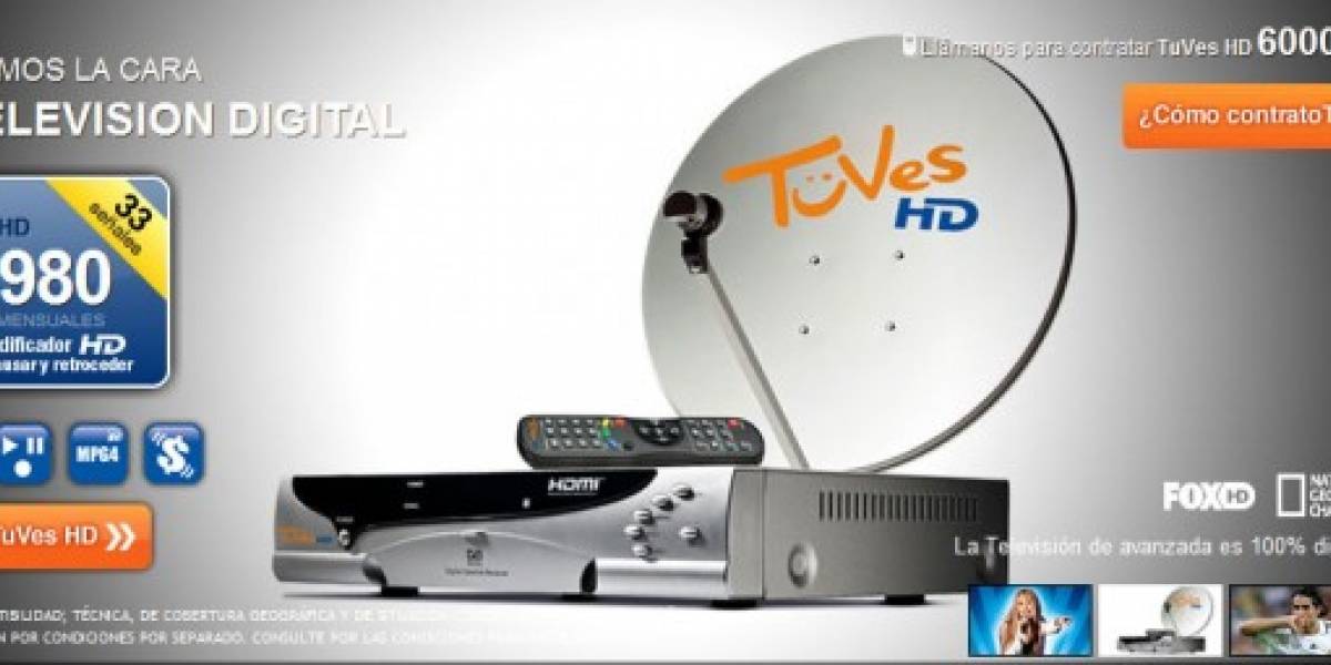 Chile: Llega TuVes, nuevo servicio de TV HD