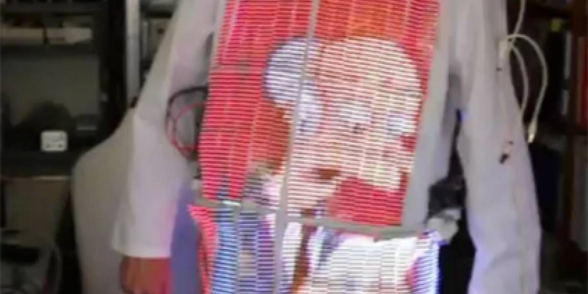 Y con ustedes, la asombrosa TV-abrigo