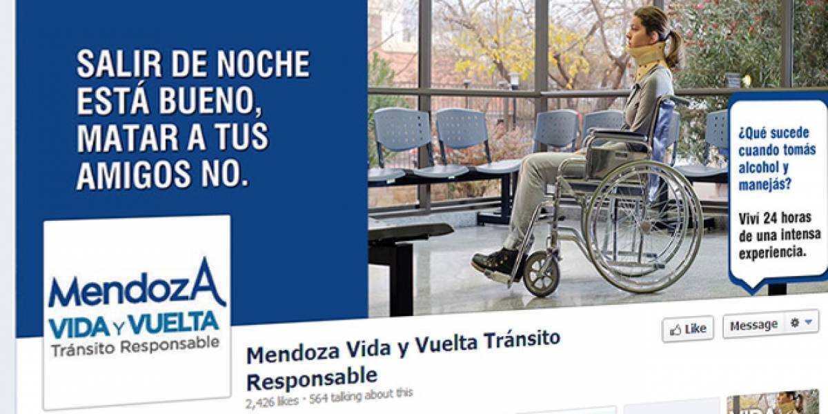 Argentina: Campaña contra manejar y beber alcohol te mata en Facebook