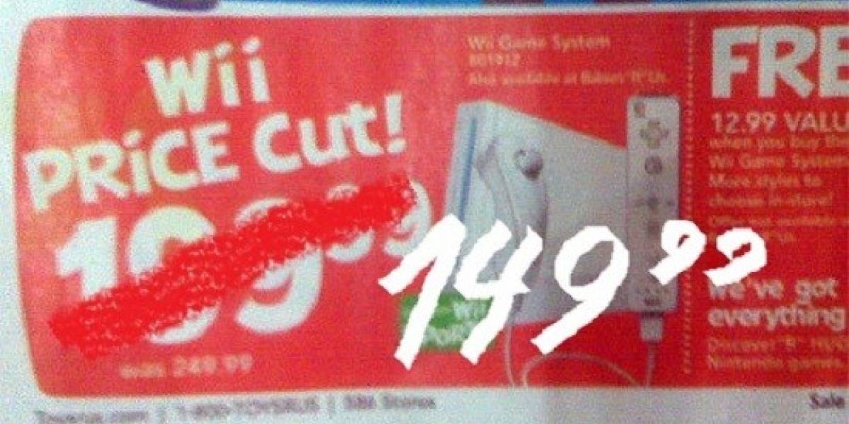 Futurología: se viene rebaja de precio oficial de la Wii